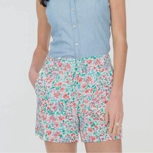 Jcrew Factory Linen Blend Floral Women's Shorts